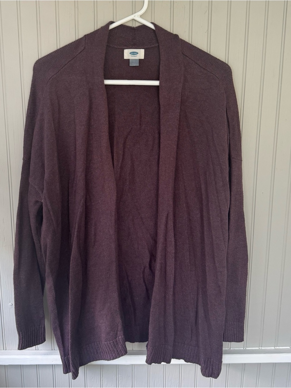 Old Navy Open-Front Cardigan Sweater - Plum Brown